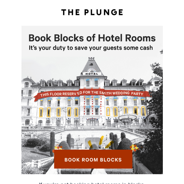 Lock in discounts with hotel room blocks