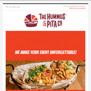 Cater With The Hummus & Pita Co!