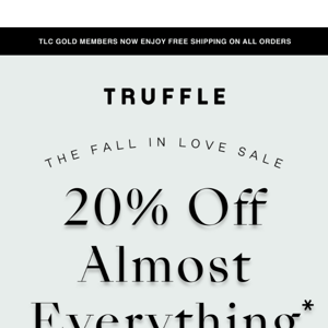 It's on! Save 20% Off Almost Everything!