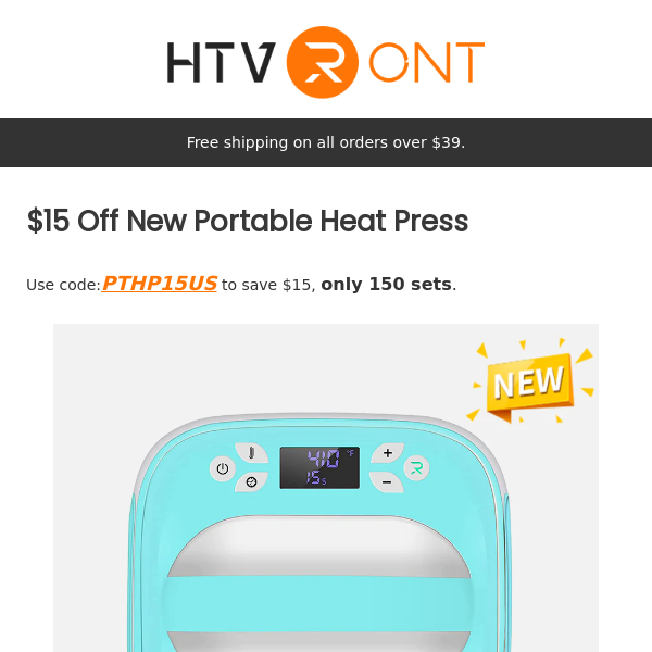 HTVRONT Portable Heat Press