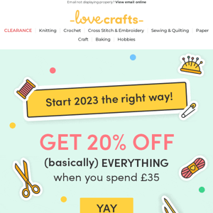 Save up to 30% off (almost) everything!