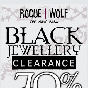 Black Jewellery Clearance!