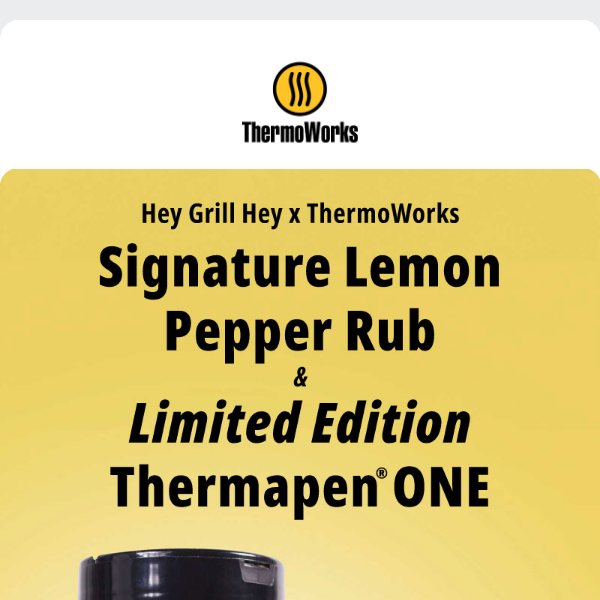 Hey Grill Hey Lemon Pepper Thermapen® ONE Bundle - ThermoWorks
