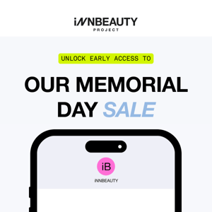 Get VIP access to our Memorial Day Sale 🔓