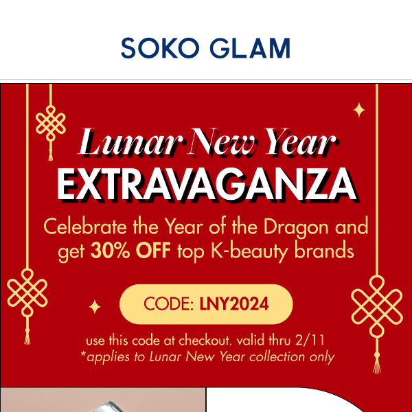 Lunar New Year Sale = 30% OFF!