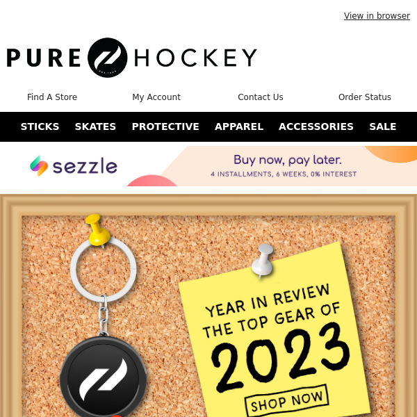 Pure Hockey, Shop Our Top Gear Picks From 2023 & Start The New Year With New Gear!