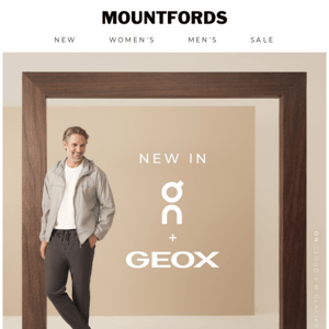 New In | On & Geox