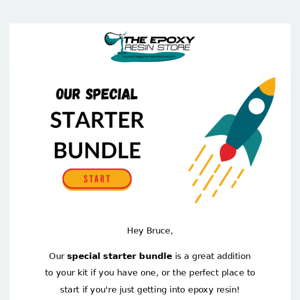 Special starter bundle for epoxy resin creators!