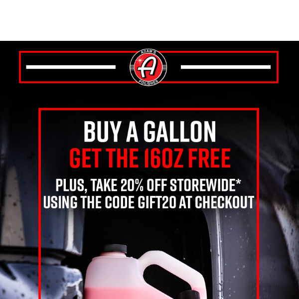 BOGO: Buy A Gallon, Get The 16oz Free Starts Now