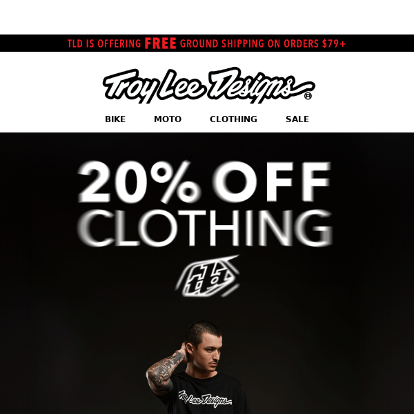 Take 20% off Clothing
