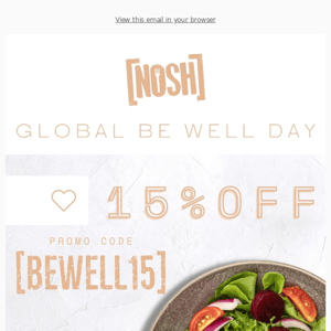 🌿It's Global Be Well Day!