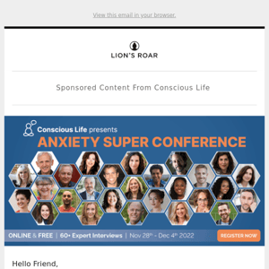 [Sponsored] 60+ anxiety experts all in one place...