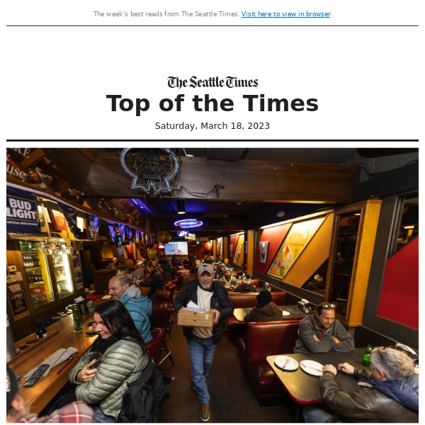 Top of The Times: Tough times for Old Seattle's taverns