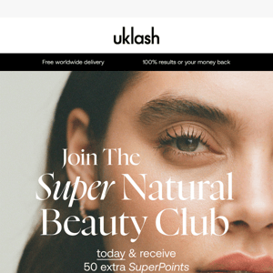 Introducing the NEW Super Natural Beauty Club Rewards Hub