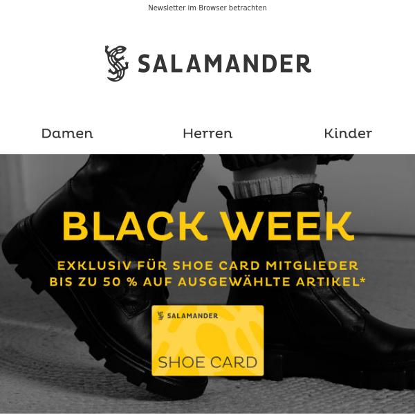 🖤 Black Week bei SALAMANDER