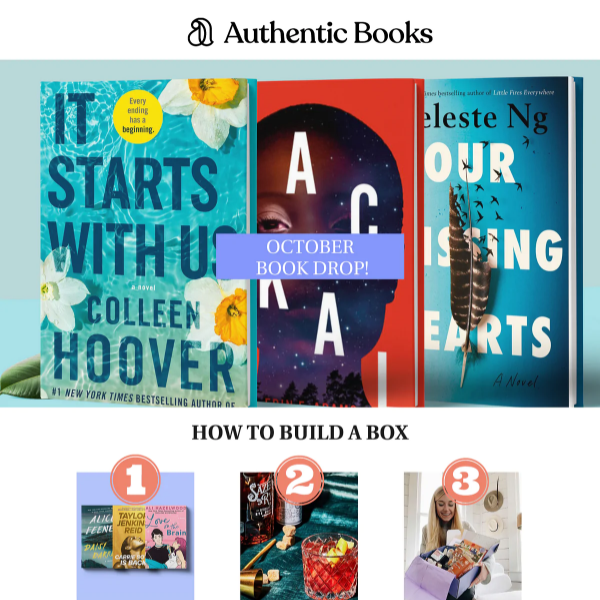 Authentic Books Heres! October Book Titles