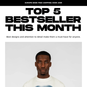 TOP 5 BESTSELLER THIS MONTH ⚠️