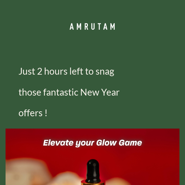 Last Day Alert for Amrutam New Year offers⏳