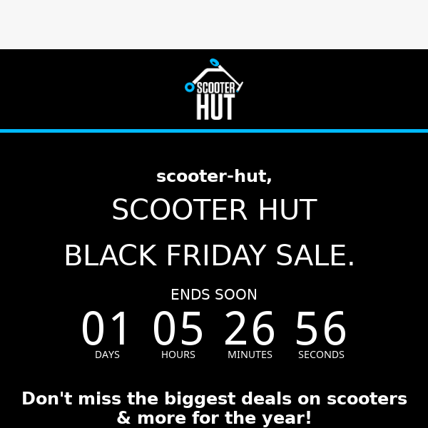 Scooter Hut - Latest Emails, Sales & Deals