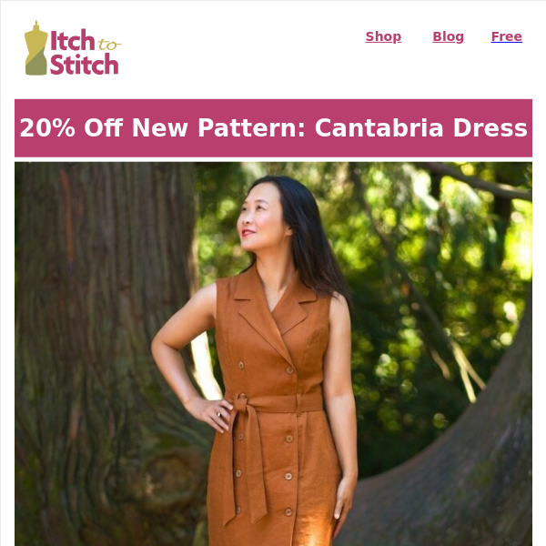 Introducing the All-New Cantabria Dress Pattern