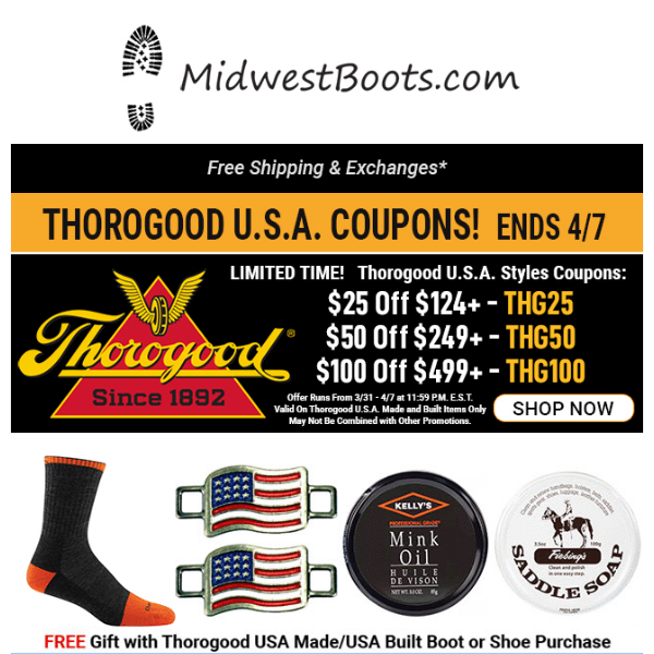 Don't Miss Out on THOROGOOD U.S.A. Coupons!