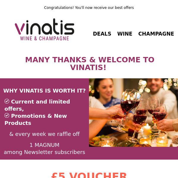 Welcome to Vinatis: your portal to quality wine 🍷!
