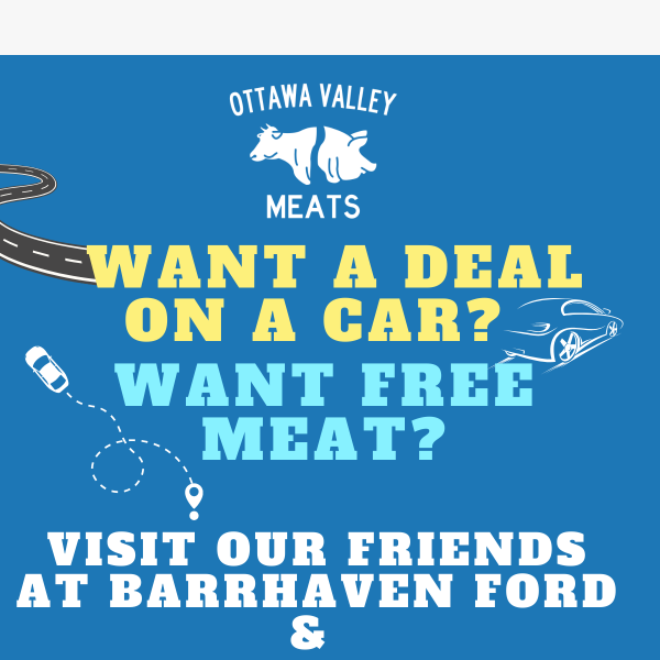 Get $500 of FREE Meat with Barrhaven Ford