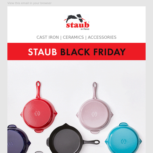 Shop Staub's Iconic 5-Quart Cocotte at Zwilling's End-Of-Year Sale