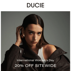 Celebrating Women's Day | 20% Off Sitewide