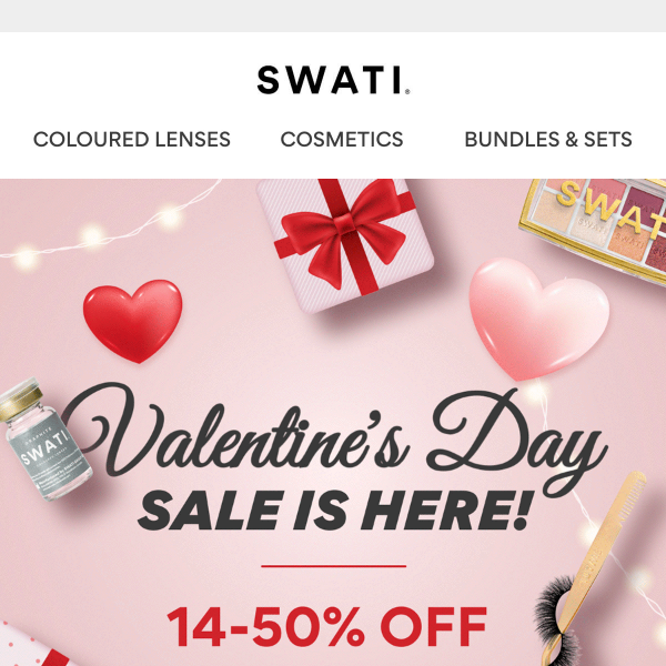 SWATI's V-Day Sale Is On! 💋