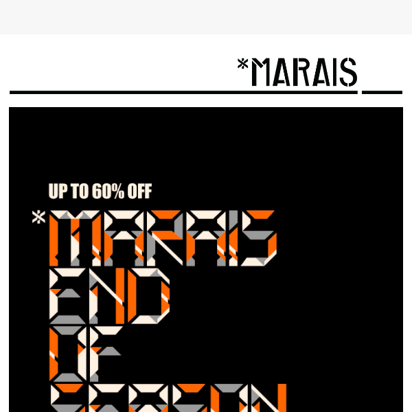 On NOW: MARAIS End of Season Sale