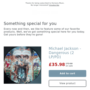 CRAZY PRICES! MICHAEL JACKSON SALE!