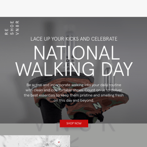 Celebrate National Walking Day 👟