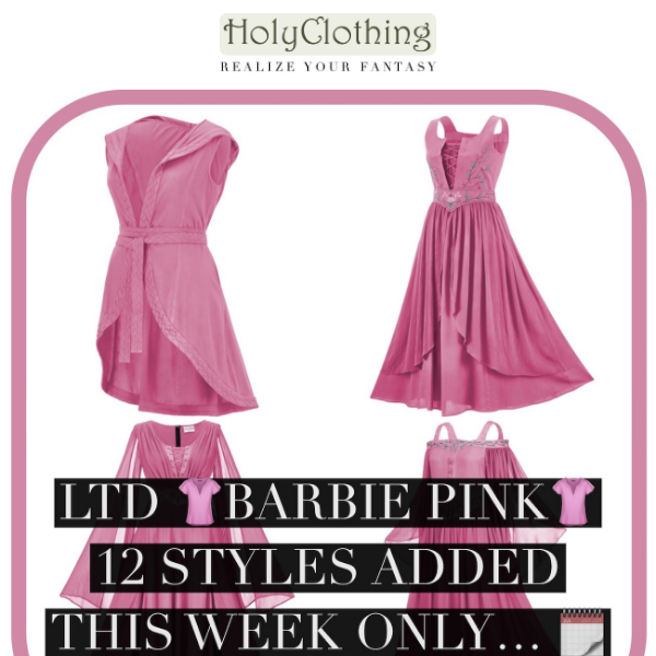 Ltd 👚Barbie Pink👚 12 Styles Added Holy Clothing!