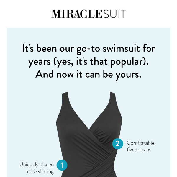 The swimsuit that started it all: Miraclesuit's Oceanus - Miraclesuit