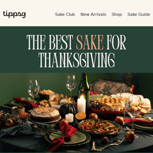 The best sake for Thanksgiving dinner 🍗