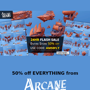 HUGE Arcane Minis bundles! Half off!