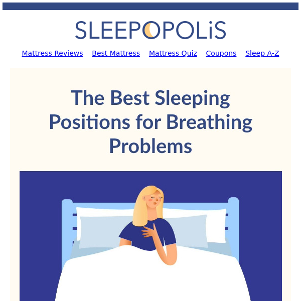 The Best Sleeping Positions for Breathing Problems