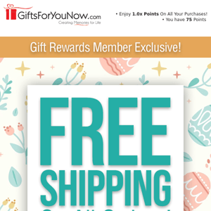 FREE SHIPPING - Today Only!