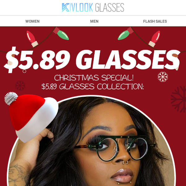 Christmas Special! $5.89 Glasses Collection: ✨Buy 1, Get 1 Free!️