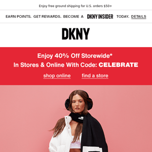 FYI: Save 40% Off Online & In Stores