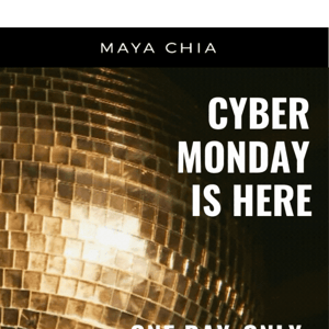 ✨ Cyber Monday Is Here ✨