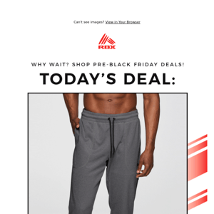 Today's Deal: $14.99 Men's Joggers