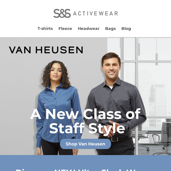 Van Heusen Knows Smooth Staff Style - S&S Activewear