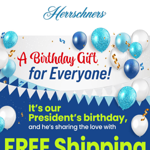 🎁 FREE Shipping is our gift to YOU! 🎁
