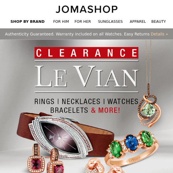 💎CLEARANCE:  LE VIAN JEWELRY  💎