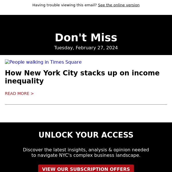 How NYC stacks up on income inequality