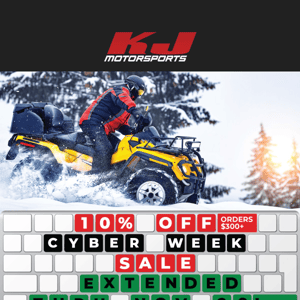 Cyber Week Savings on Wheels, Tires, and more Extended!