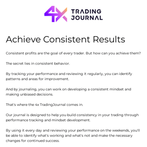 Traders Advice: The Key to Consistent Results lies within you.