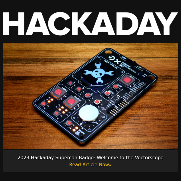 Hackaday Newsletter 0x86